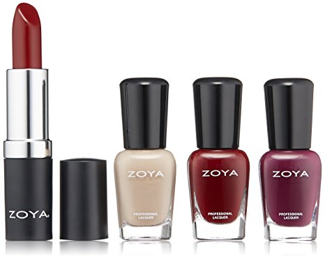 ZOYA Nail Polish, Rosy Cheeks Lips & Tips Quad, 1 fl. oz.