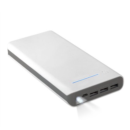 Power Bank 20,000 mAh 20000 Quick Charge External Battery High Capacity Charger for Cell Phones, Tablets, Laptops & Electronics