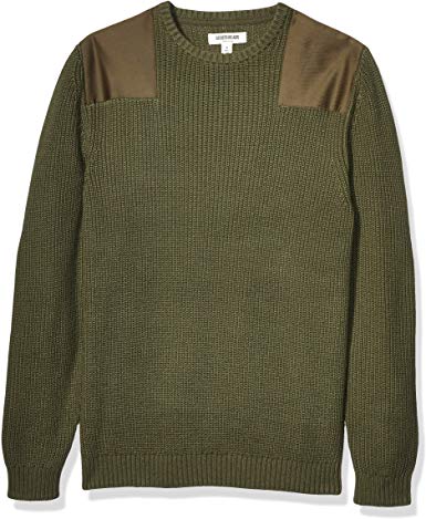 Goodthreads Men's Soft Cotton Military Sweater