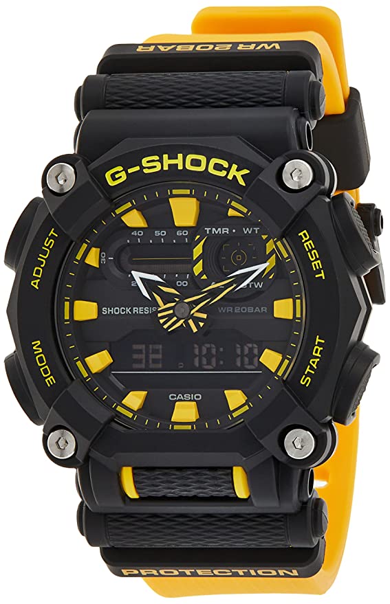 Casio G Shock Analog-Digital Black Dial Men's Watch-GA-900A-1A9DR (G1048)