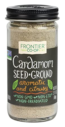 Frontier Culinary Spices Ground Cardamom Seed, 2.11-Ounce Bottle