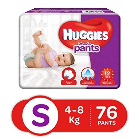 Huggies Wonder Pants Small Size Diapers (76 Count)