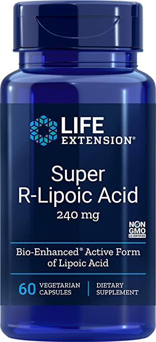 Life Extension Super R-Lipoic Acid, 240mg, 60-Count