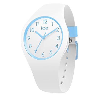 Ice-Watch - Ice Ola kids Cotton White - Boy's Wristwatch with Silicon Strap - 014425 (Small)