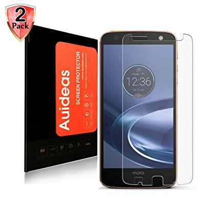 Moto Z Force Droid Screen Protector,Auideas Motorola Moto Z Force Droid Screen Protector Tempered Glass Screen Protector for Moto Z Force Droid Screen Protector [2-Pack]