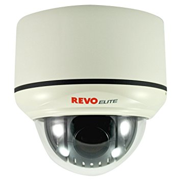 REVO America Indoor PTZ Dome Surveillance Camera (RELPTZ22-3) - 700TVL Pan/Tilt/22x Zoom Day/Night Vision ICR Remote Access Alarm Privacy Zone 360 Degree Rotation