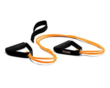 Yes4All Premium X-Safe Resistance Band w/ snap-block technology (WHILE OTHER UNSAFE DESIGN WILL HURT YOU) 10, 15, 20, 25, 30, 40, 45, and 60 lbs single & set - Special Promotion