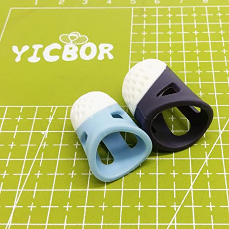 YICBOR Household Sewing DIY Tools Thimble Finger Protector Quilting Craft Accessories Comfortable Non-Slip FT0821 Thimble Finger (FT-0821-SET)