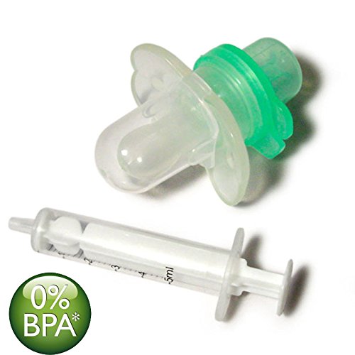 Baby Medicine Dispenser Kit - Mearsuring Syringe   Pacifier Liquid Medicine Dispenser