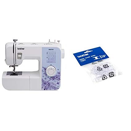 Brother XM2701 Lightweight, Full-Featured Sewing Machine and Brother SA156 Top Load Bobbins, 2 packs of 10 (20 total)