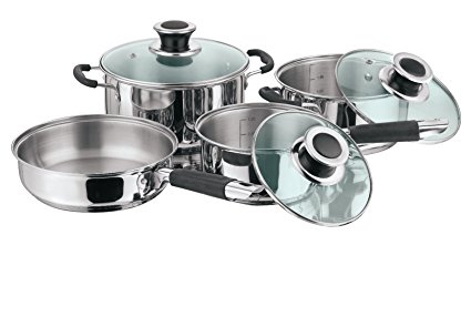vinod cookware Masterchef Cookware Set of 4 Pieces with 3 Lids