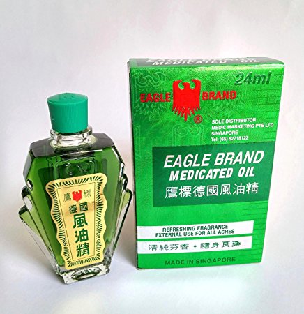 EAGLE BRAND MEDICATED OIL 24ML (O.8 OZ)