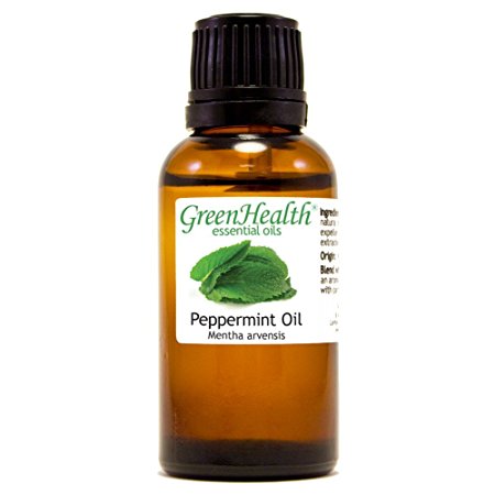 Peppermint Essential Oil 100% Pure, Uncut, 1 Oz