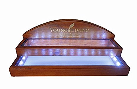 NAEO Young Living LED Essential Oils with Laser Engraved and Metallic Gold Font - Purple