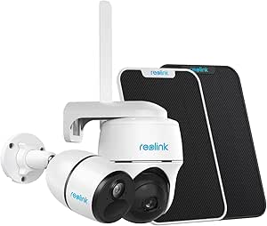 REOLINK Go Plus & GO PT Plus Bundle - 4G LTE Cellular Security Camera Outdoor, NO WiFi, No Hub Needed, Smart AI Detection, Local Storage, Compatible with Alexa