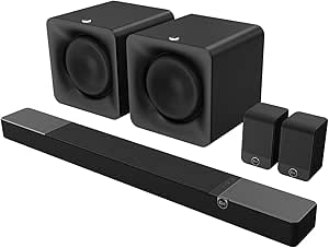 Klipsch FLEXUS-200-SOUNDBAR 3.1.2 Sound System Soundbar with 2 Klipsch FLEXUS-10-SUB 10" Driver Quick Wireless Connect Subwoofers and Klipsch Flexus-Surround 3" Full Range Driver Speakers (2024)