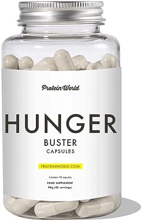 Opella Hunger Buster Capsules – 90 Capsules (1 Month Supply) – Controls Appetite and Kills Cravings – Appetite Suppressant – Glucomannan & Garcinia Cambogia, Boosts Metabolism & Weight Loss, White