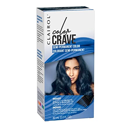 Clairol Color Crave Semi-permanent Hair Color, Indigo, 1 Count