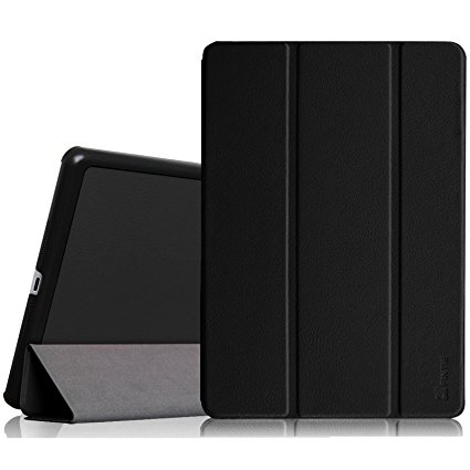 Fintie iPad Mini 3 / 2 / 1 Case - Ultra Slim Lightweight Smart-shell Stand Cover with Premium Leather Back Protector for Apple iPad Mini 1 / Mini 2 / Mini 3 (Auto Wake / Sleep), Black