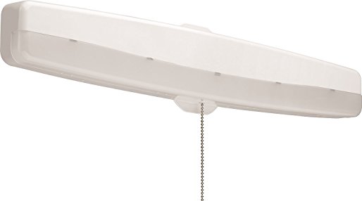 Lithonia Lighting FMMCL 24 840 S1 M4 LED Flush Mount Closet Light with Pull Chain, White, 24"