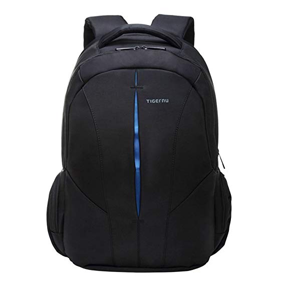 kopack Laptop Backpack Slim Travel Bag Anti Theft Water Resistant 15.6 Inch Black Kp492