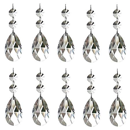 Aiskaer 15 Pieces Teardrop Chandelier Crystal(Angel Tears Series)