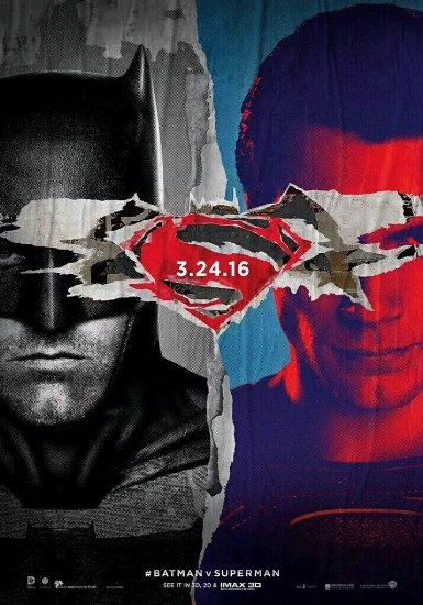 JIONK® Batman v Superman Dawn of Justice Movie Poster 27X40 Inch