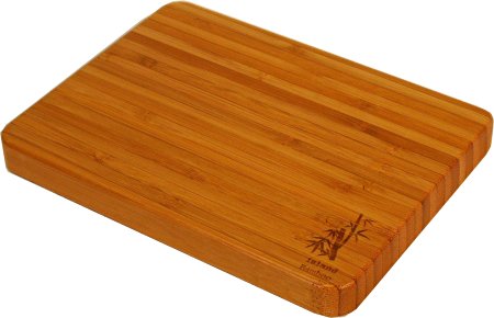 Island Bamboo SR1 Encinitas Cutting Board, Mini, 8-Inch by 6-Inch