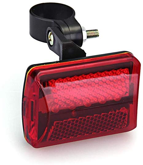 Ray-JrMALL Bicycle Bike Cycling Rear Tail 5 LED Safety Lights Lamp