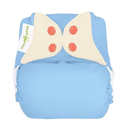 bumGenius Freetime All-in-One One-Size Snap Closure Cloth Diaper (Bluebell)