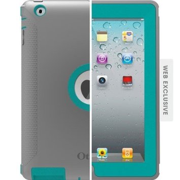 Otterbox Defender Series Case for iPad 2/3/4, Teal and Gray, Retail Packaging Harbor