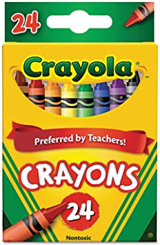 Binney & Smith Crayola(R) Standard Crayon Set, Tuck-Box, Assorted Colors, Box Of 24in.