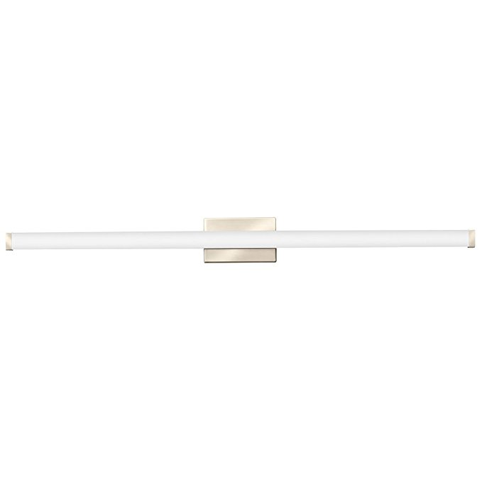 Lithonia Lighting Contemporary Square 3K LED Vanity Light, 4-Foot, Brushed Nickel