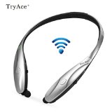 TRYACEHBS 950 Wireless Bluetooth 40 Sports Neckband Wireless Bluetooth Headset Stereo Headphones for Cell phones Such as Samsung Iphone Ipad Ipod LG Blackberry and Enabled Bluetooth