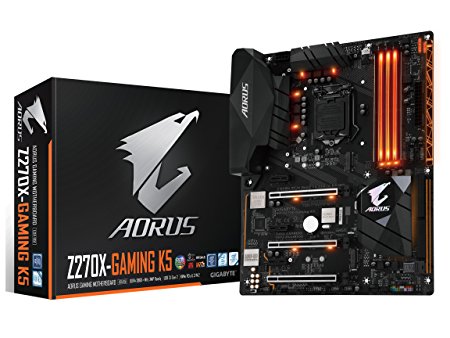 GIGABYTE AORUS GA-Z270X-Gaming K5 Gaming Motherboard LGA1151 Intel Z270 2-Way SLI ATX DDR4 Motherboard