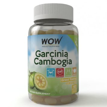 WOW Garcinia Cambogia Weight Loss Supplement, 50 Count