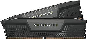 Corsair VENGEANCE DDR5 RAM 32GB (2x16GB) 7200MHz CL34 Intel XMP iCUE Kompatibel Computer Speicher - Schwarz (CMK32GX5M2X7200C34)