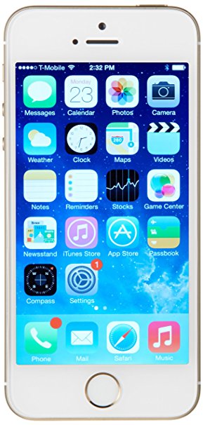 Apple iPhone 5s GSM Unlocked Cellphone, 64 GB, Gold