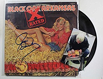 Jim 'Jim Dandy' Mangrum of Black Oak Arkansas Signed Autographed "X Rated" Record Album w/ Proof Photo