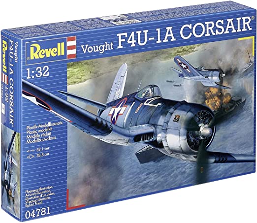 Revell Germany 04781 Vought F4U-1A Corsair Plastic Model Kit (1/32 Scale)