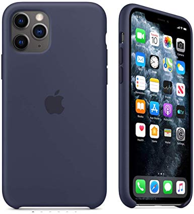 Maycase Compatible for iPhone 11 Pro Max Case, Liquid Silicone Case Compatible with iPhone 11 Pro Max (2019) 6.5 inch (Midnight Blue)