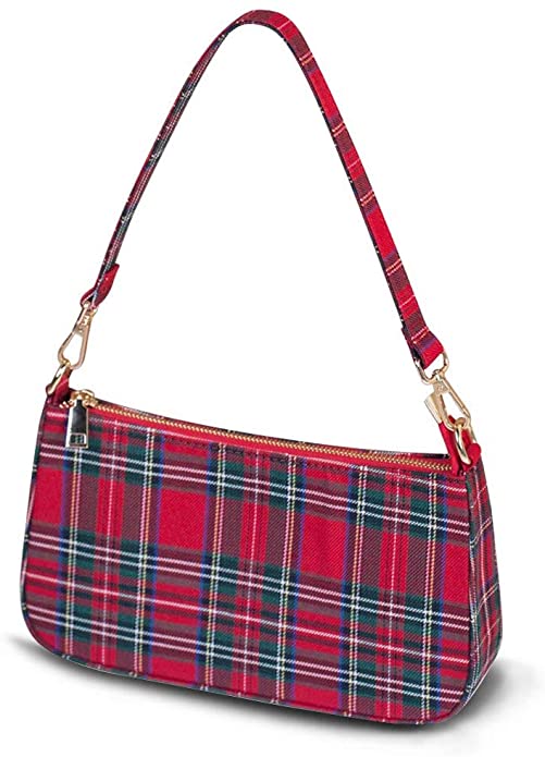 NIUEIMEE ZHOU Small Shoulder bag with 2 Removable Straps Cross Body Clutch Purse Handbag for Women