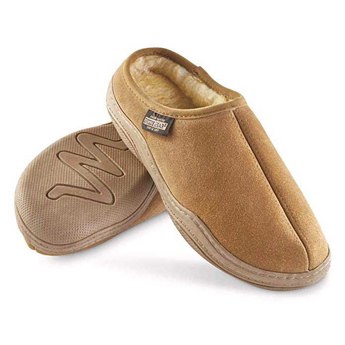 Guide Gear Men's Suede Clog Slippers