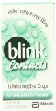 AMO Blink Contact Lubricant Eye Drops for Soft and RGP Lenses 34-Ounce Box Pack of 3