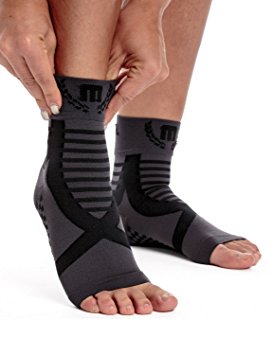 Mava Sports Ankle Support Compression Socks for Running, Jogging, Cross Training, Workouts, Basketball, Tennis, Cycling – Recovery & Relief Ankle Sleeves for Plantar Fasciitis, Achilles Tendonitis