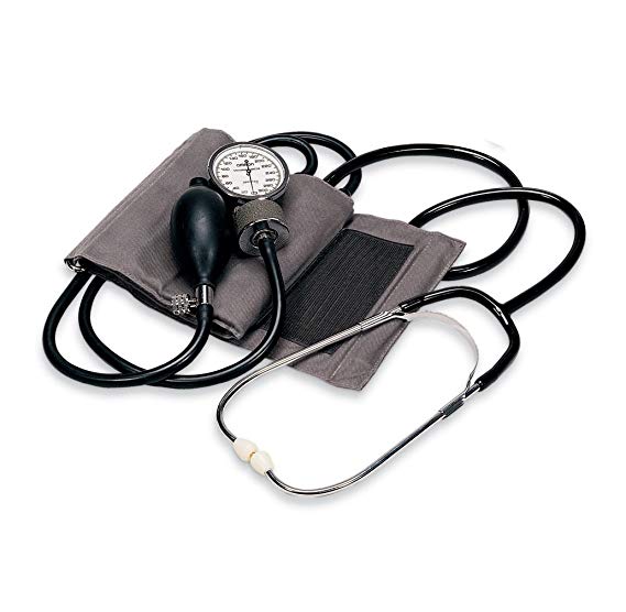 Omron Home Manual Blood Pressure Kit, Gray