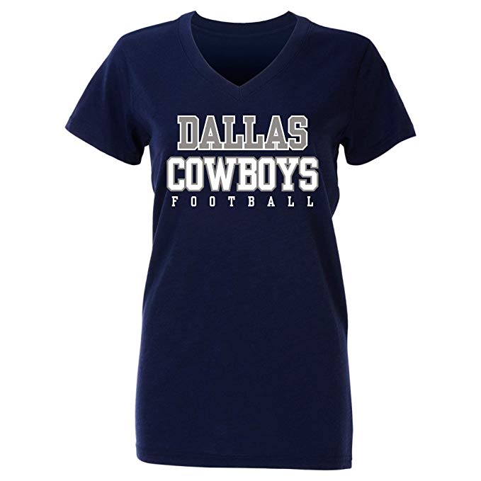 Dallas Cowboys NFL Womens Practice Glitter Tee