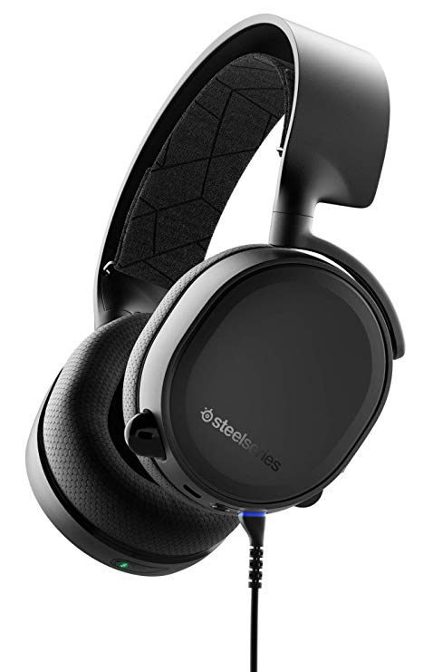 SteelSeries Arctis 3 Bluetooth - Wired and Wireless Gaming Headset - for Nintendo Switch, PC, PlayStation 4, Xbox One, VR, Android and iOS - Black [2019 Edition]