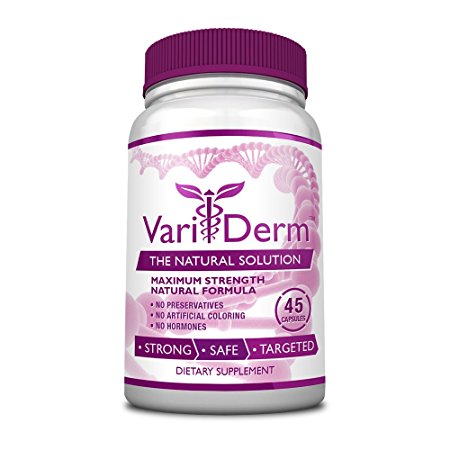 VariDerm: The Varicose and Spider Vein Solution (1 Bottle) Improves Appearance of Varicose & Spider Veins - Relieves Varicose Vein Discomfort, Pain & Strain. Supports Healthy Vein Tissue Development