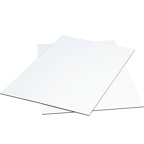 Aviditi SP3040W White Corrugated Sheets, 40" x 30" (Pack of 5)